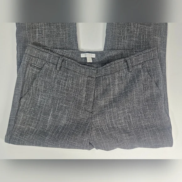 New York & Company Dress Pants Womens 8 Gray Stretch Straight Leg Career Bottoms - Picture 9 of 9